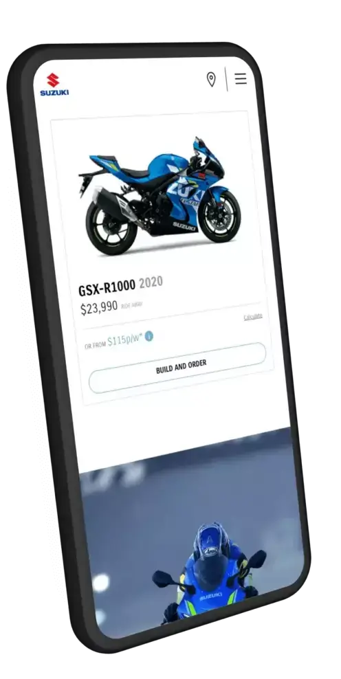 Suzuki Bike Phone Ads