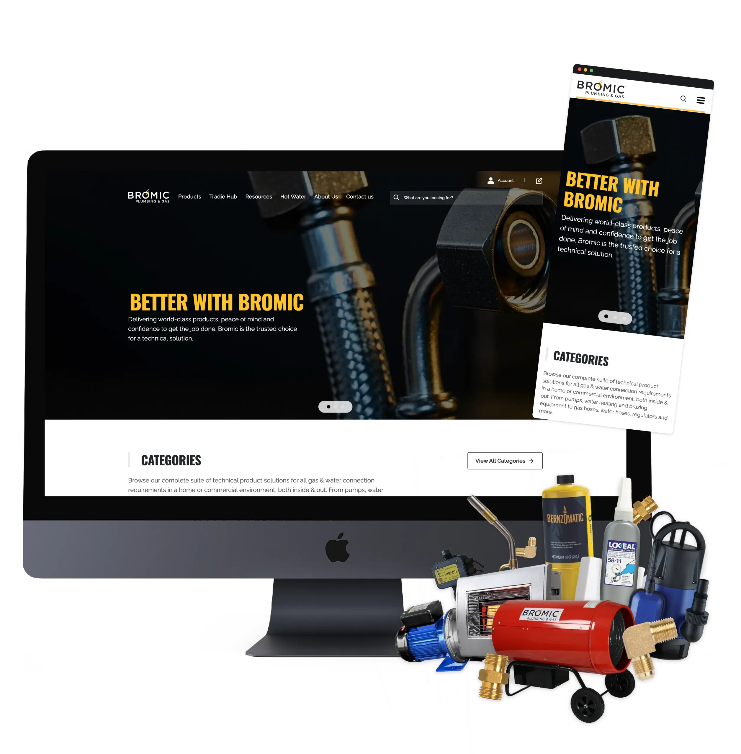 Bromic Website Multi Device Responsive Design